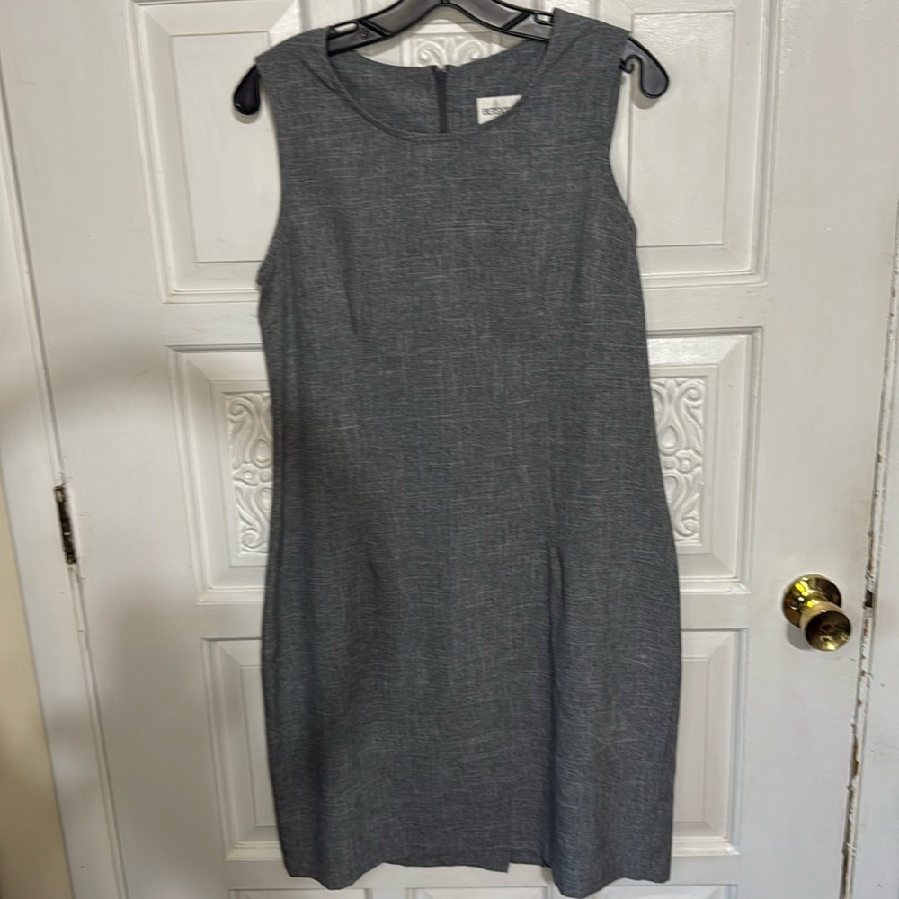 Betsy’s Things Vintage Sleeveless Gray Dress Size 14